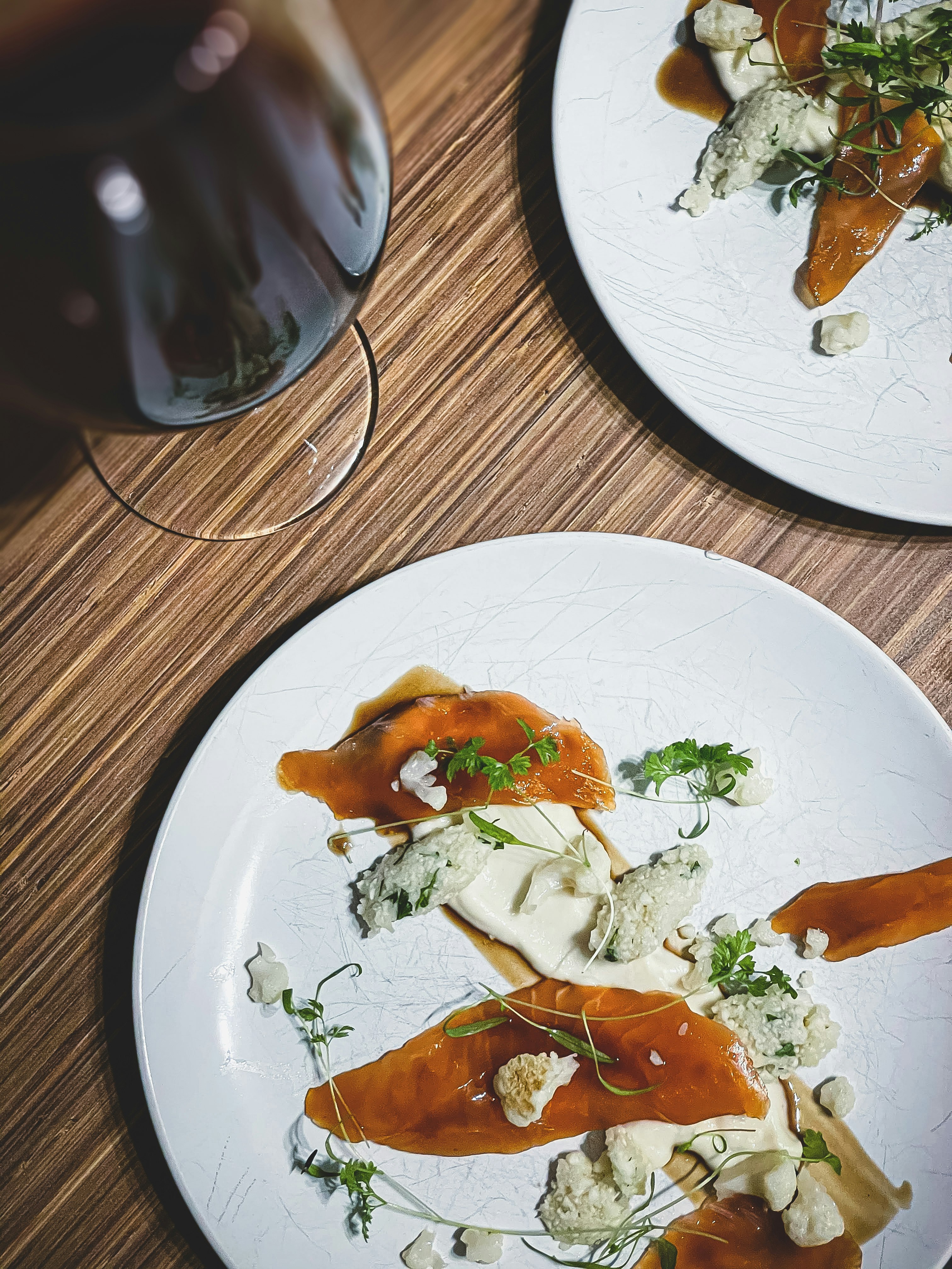 cooked food on white ceramic plate